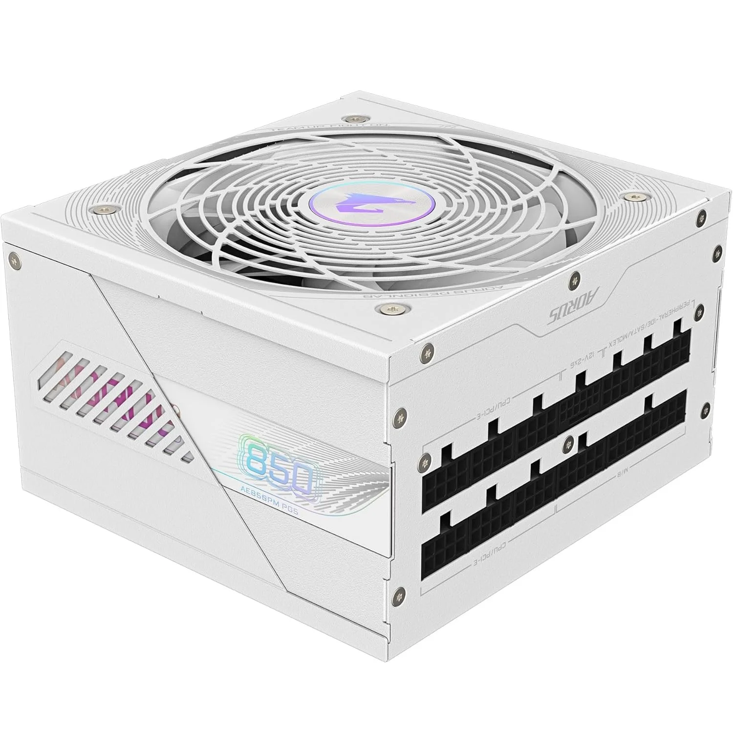 GIGABYTE AORUS ELITE P850W 850W 80 PLUS Platinum Fully Modular PCIe 5.0 Power Supply – GP-AE850PM PG5 ICE - Thumbnail 5