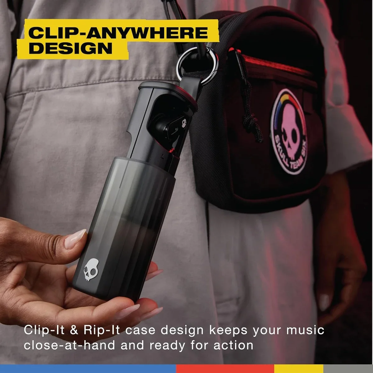 سماعات أذن لاسلكية Skullcandy Method 360 ANC بصوت Bose، أسود حقيقي - Image 9
