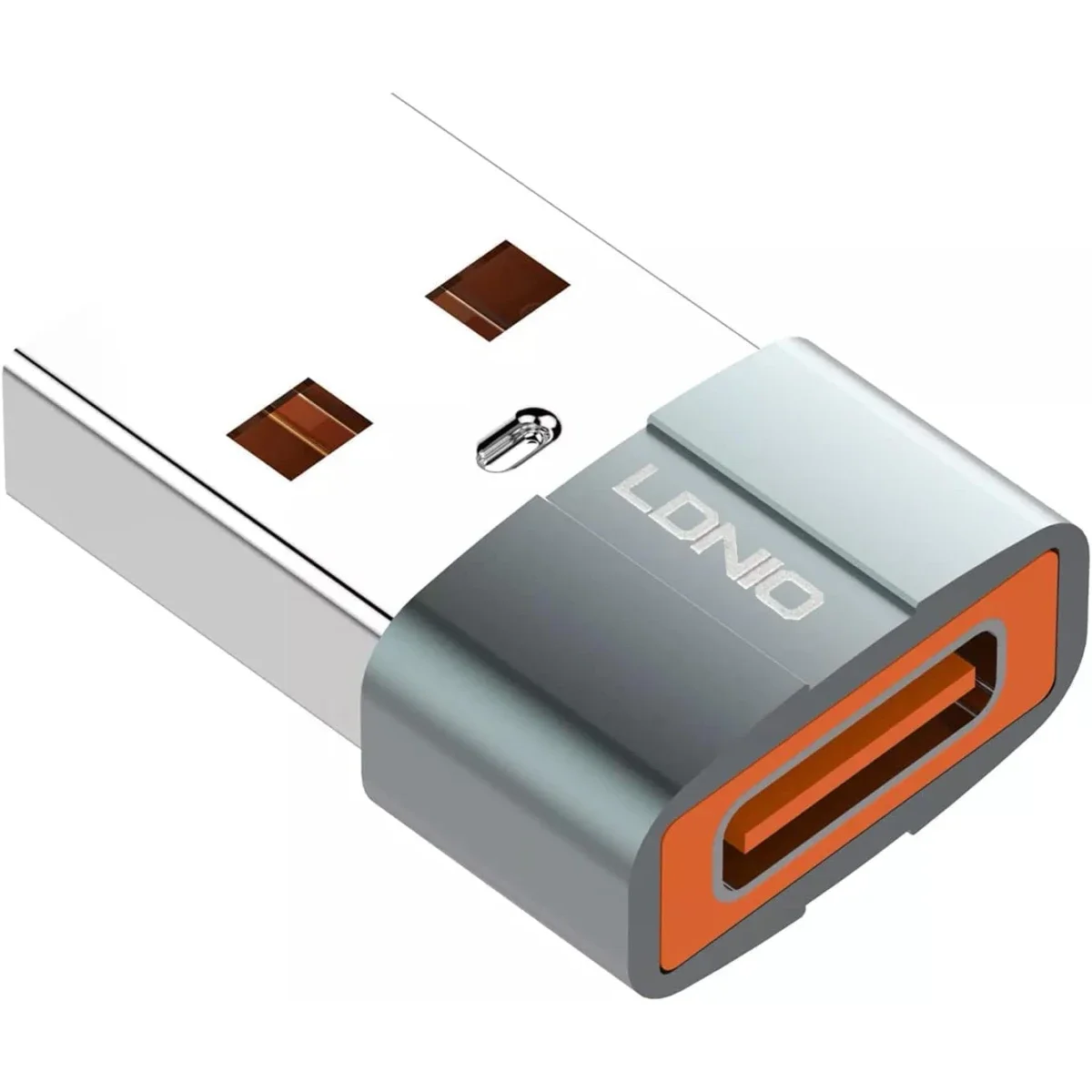 LDNIO LC150 USB-C Female to USB Male Adapter Gray
