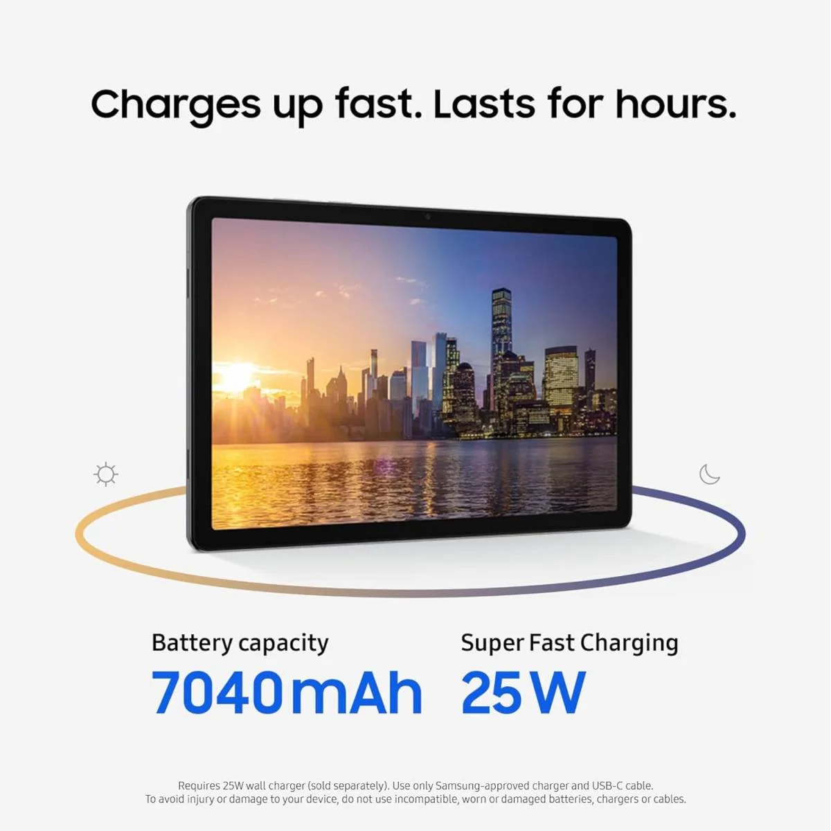 تابلت Samsung Galaxy Tab A11+ واي فاي، 11 إنش WUXGA، معالج ثماني النواة، رام 8GB، تخزين 256GB، بطارية 7040mAh، أربع سماعات Dolby Atmos، رمادي أو فضي - Image 8