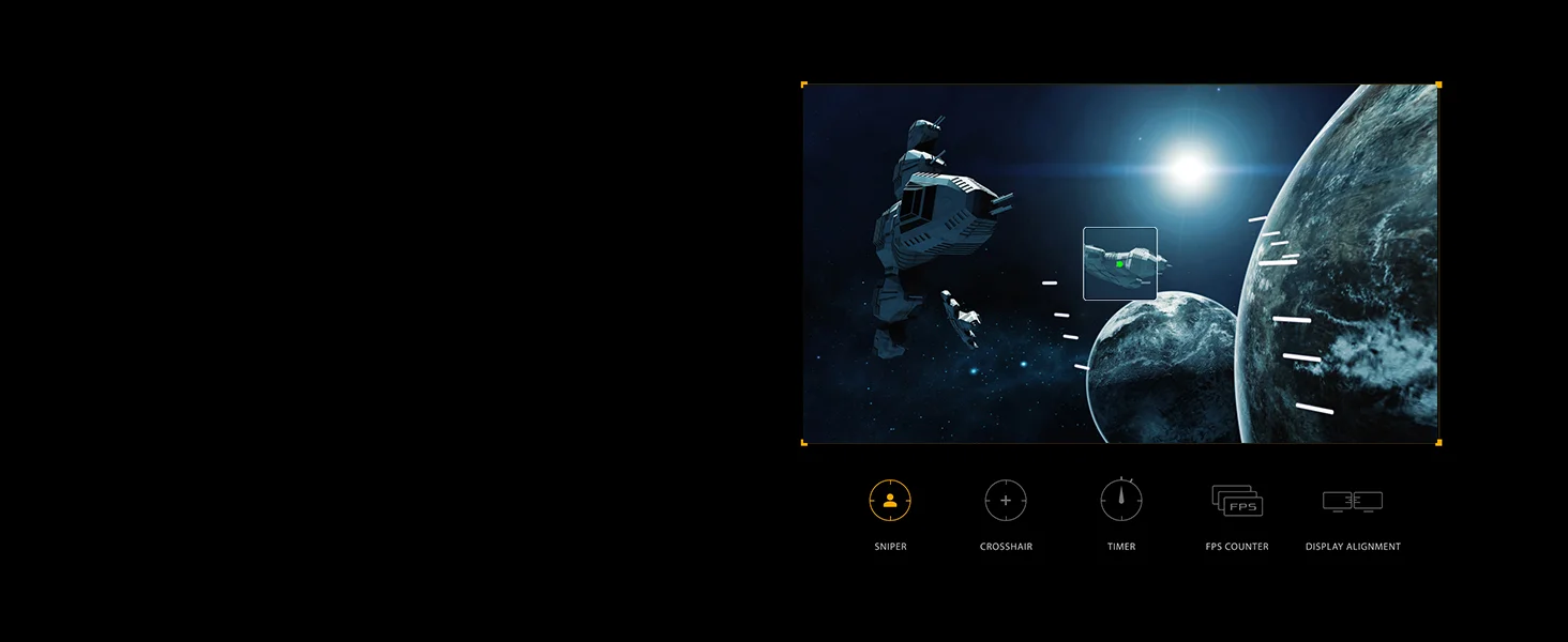 شاشة ألعاب Asus TUF Gaming VG27AQ5A مقاس 27 إنش Fast IPS QHD، 210Hz، 0.3ms، HDR10 - Thumbnail 17