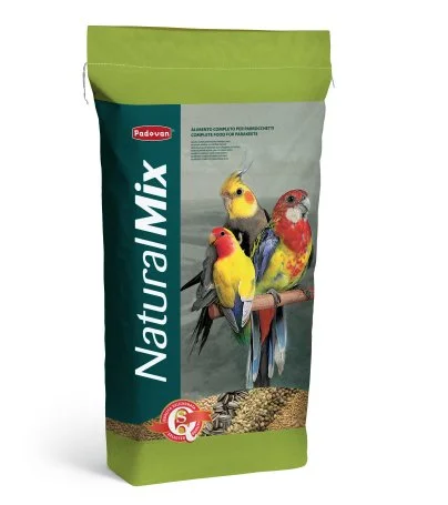طعام ببغاوات صغيرة Naturalmix Parrocchetti كامل بالكيلو