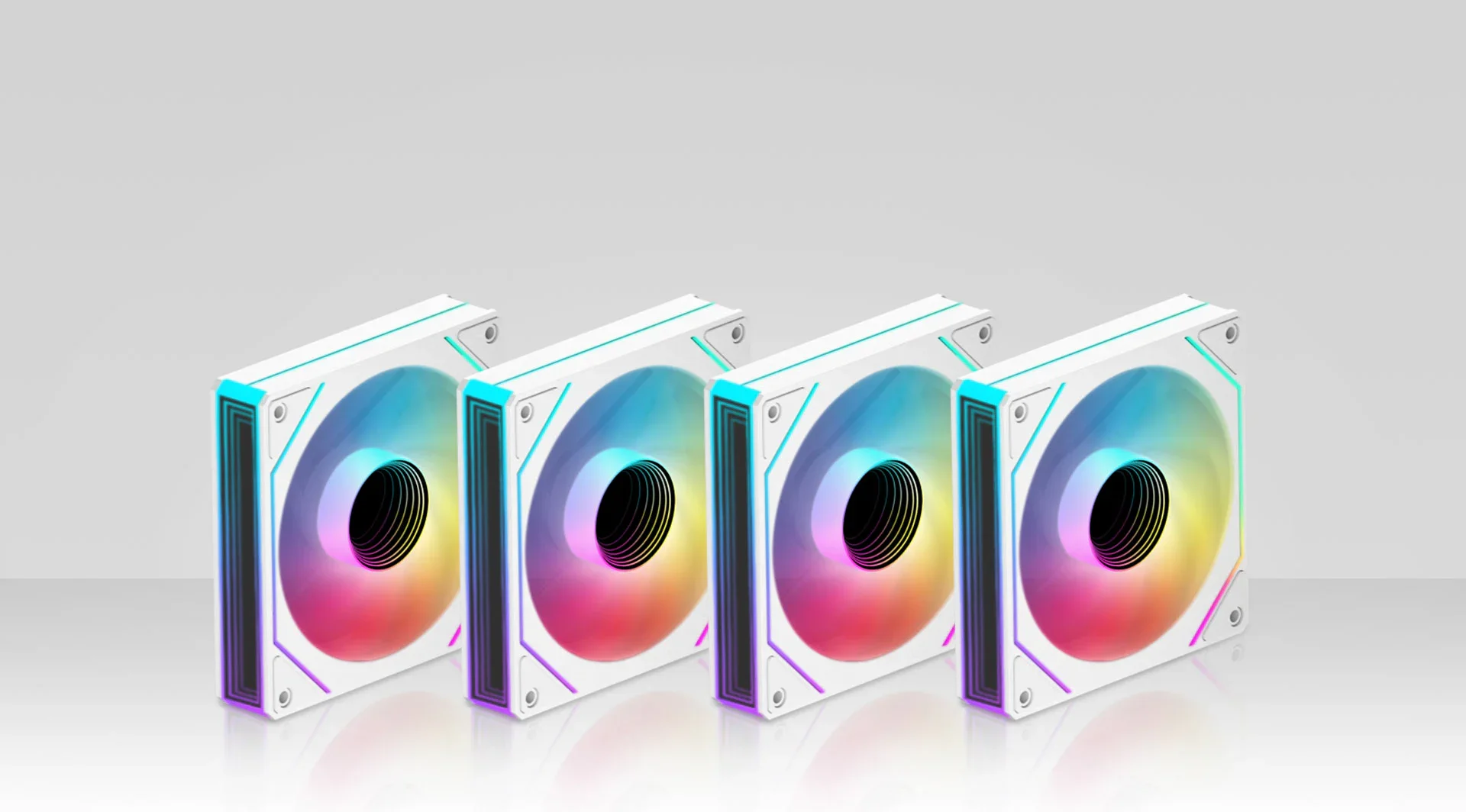 DeepCool CG530 4F White Panoramic ATX Mid-Tower Case with 4 ARGB Fans - Thumbnail 5