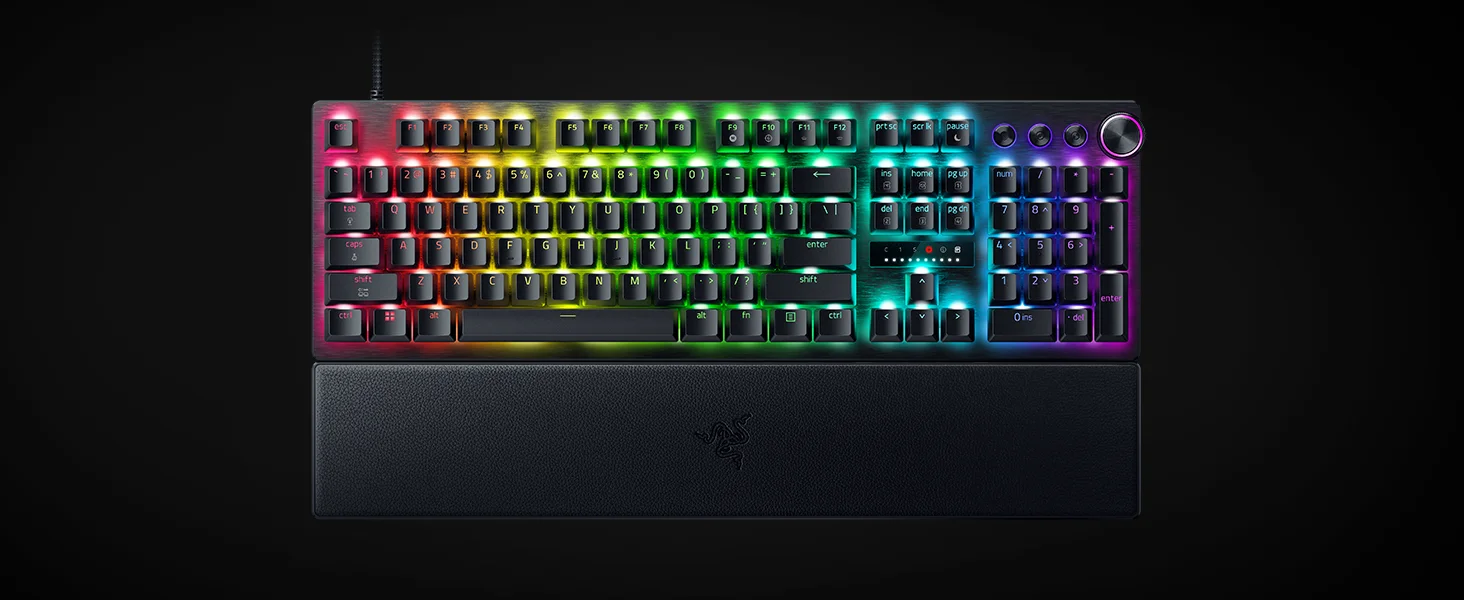 Razer Huntsman V3 Pro 8KHz Esports Gaming Keyboard with Gen-2 Analog Optical Switches - Black - Thumbnail 27
