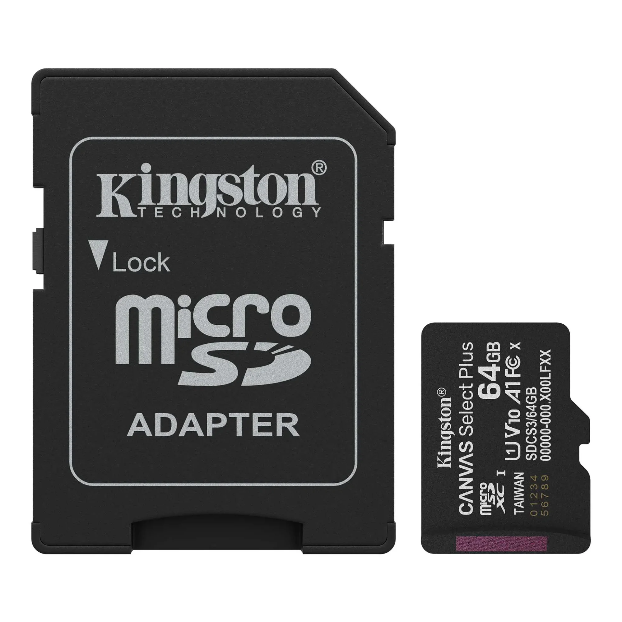 كرت ذاكرة Kingston Canvas Select Plus SDCS3/64 سعة 64GB microSDXC - Image 2