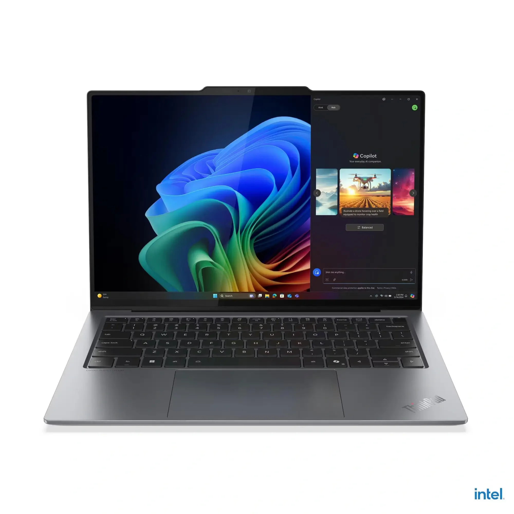 لابتوب أعمال Lenovo ThinkPad X9-14 Gen 1 Aura Edition 14 إنش 2.8K OLED شاشة لمس Intel Core Ultra 7 258V - Image 1