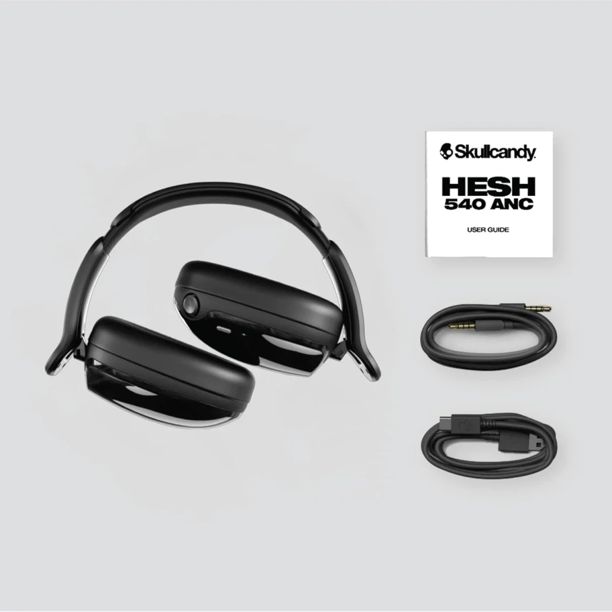 Skullcandy Hesh 540 ANC Wireless Over-Ear Bluetooth Headphones with THX Spatial Audio - Bone - Thumbnail 3