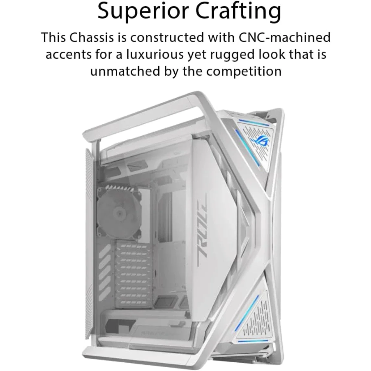 هيكل كمبيوتر Asus ROG Hyperion GR701 E-ATX فل تاور أبيض - Image 3