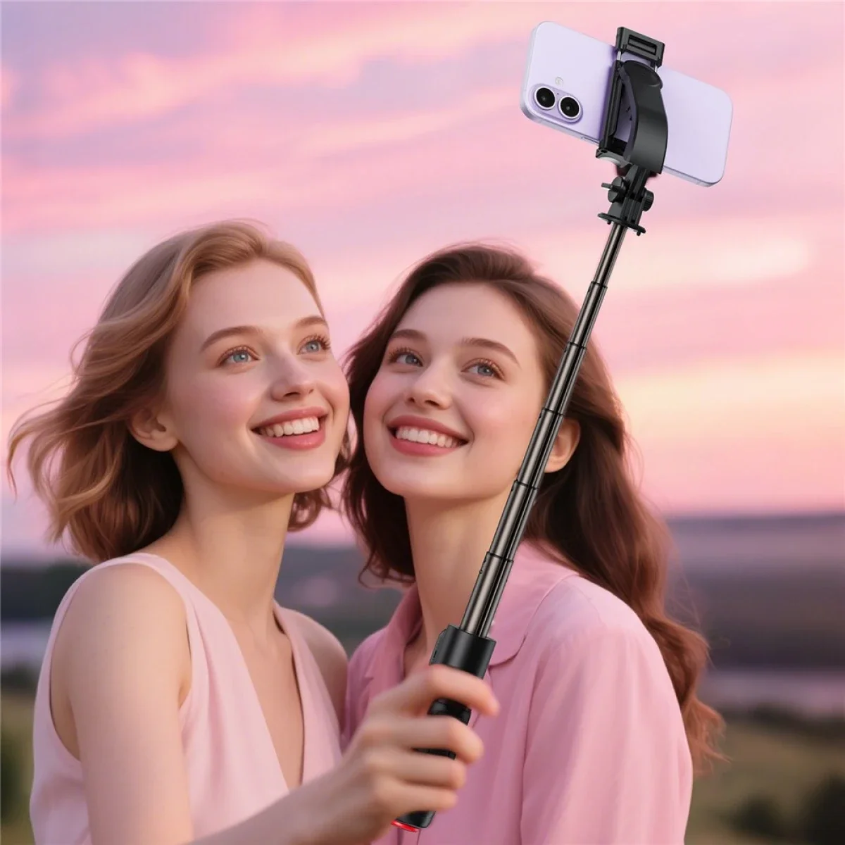 ACEFAST E43 Selfie Stick Tripod with Bluetooth Remote Control - Black - Thumbnail 7