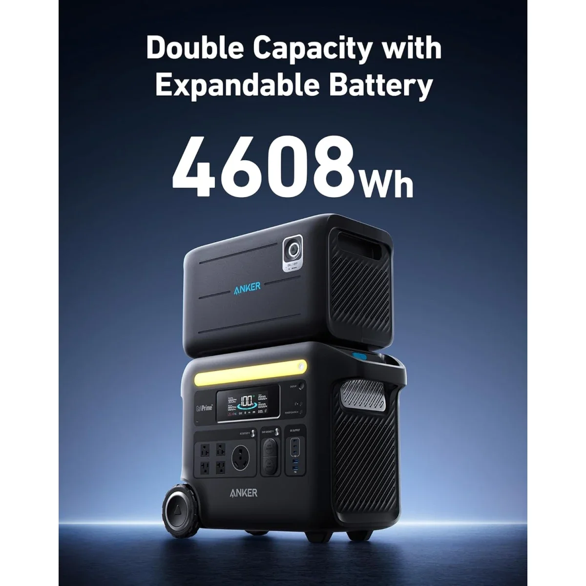 Anker SOLIX F2600 Portable Power Station 2400W, 2560Wh LiFePO4 Solar Generator - Thumbnail 5