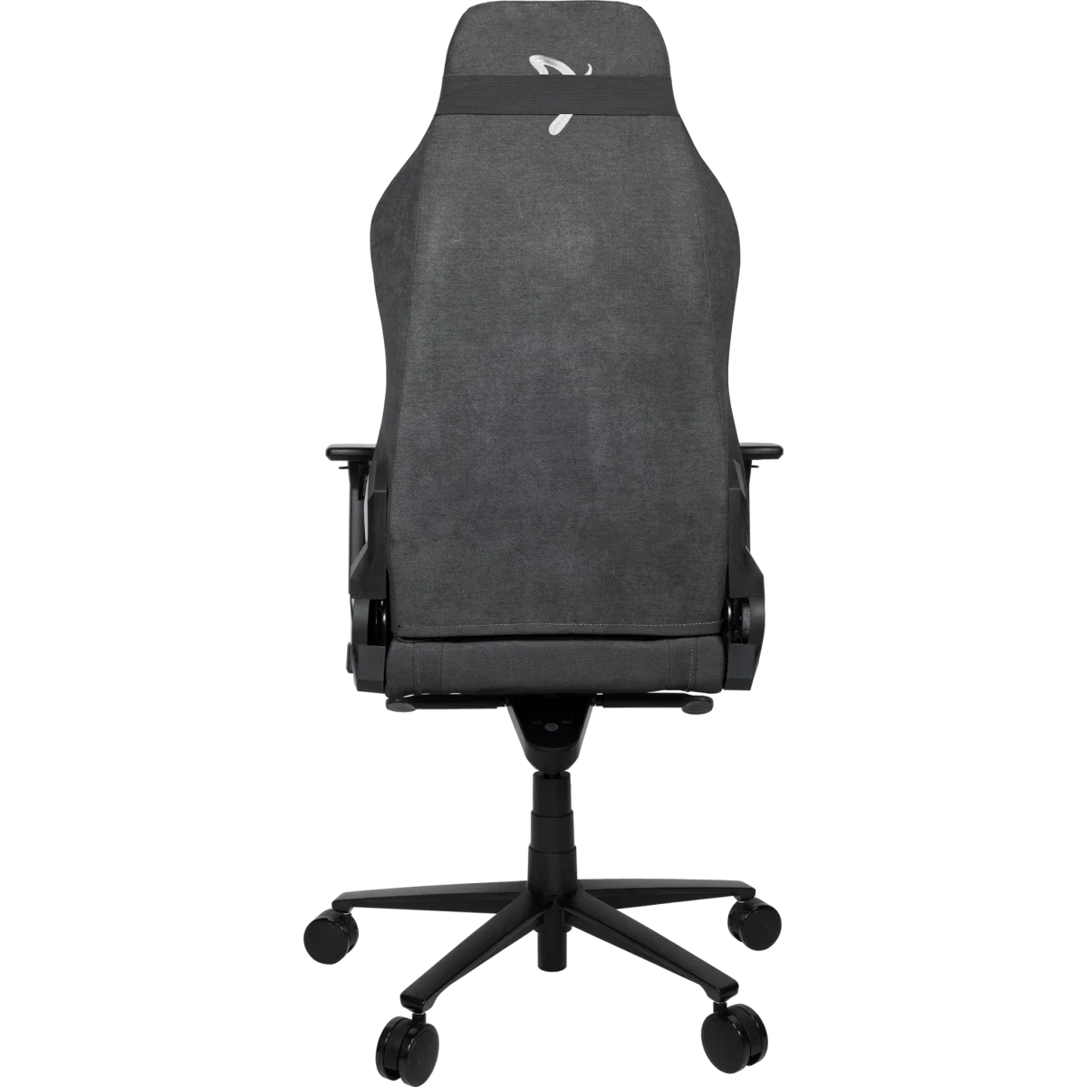 كرسي ألعاب Arozzi Vernazza Soft Fabric قماشي مع مساند ذراع 3D - رمادي داكن - Image 3