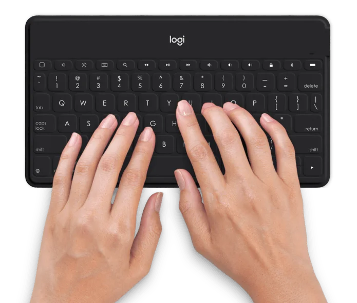 كيبورد Logitech Keys-To-Go فائق الحمل بتقنية Bluetooth لاسلكي لأجهزة Apple - وردي - Thumbnail 11