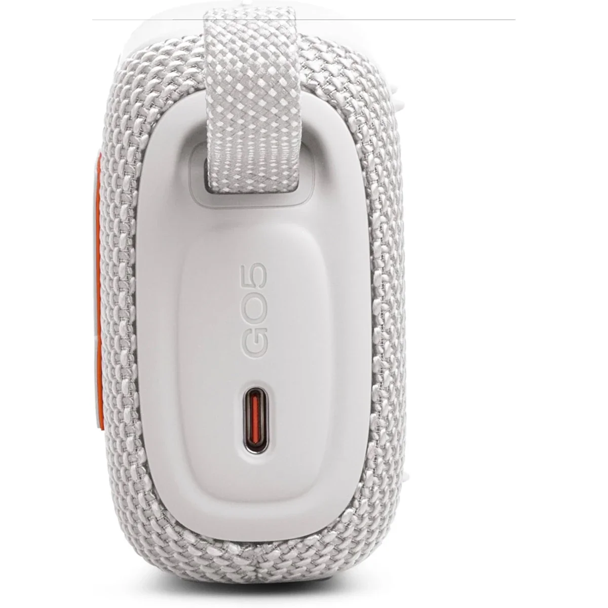 JBL Go 5 Ultra-Portable Waterproof Bluetooth Speaker with Ambient Edge Lighting, White - Thumbnail 6