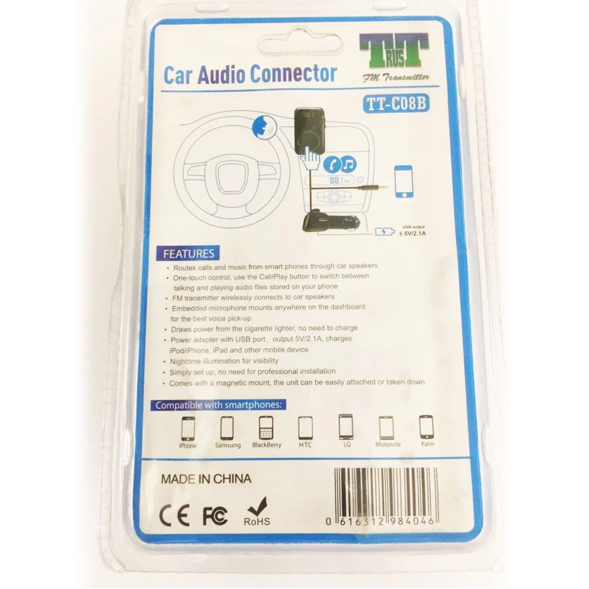 موصل صوت للسيارة عبر Bluetooth من Trust TT-C08B - Image 2