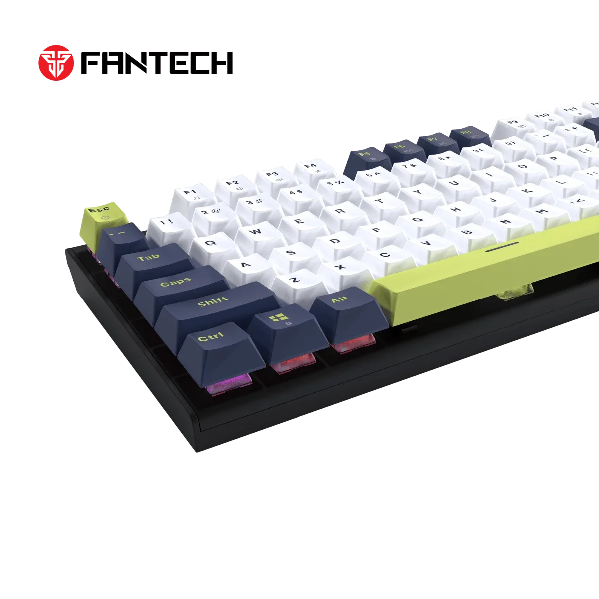 كيبورد ألعاب ميكانيكي TKL سلكي Fantech Atom87S MORI بمفاتيح Rosie MK877S - Image 3