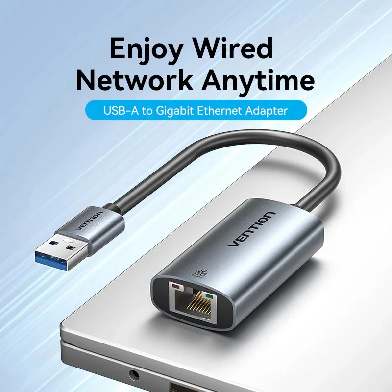 محول شبكة Vention CEZHB من USB-A إلى إيثرنت جيجابت - Image 7