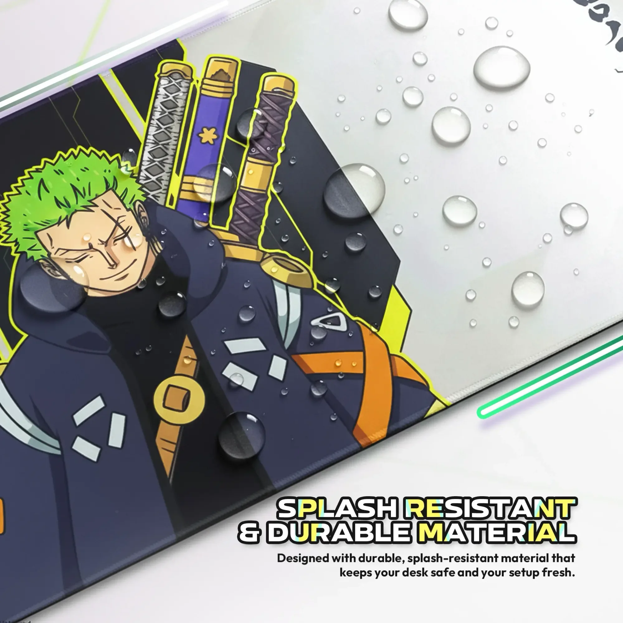 Fantech MP905 ATO One Piece Roronoa Zoro Egghead Edition Deskmat Mouse Pad - Image 5