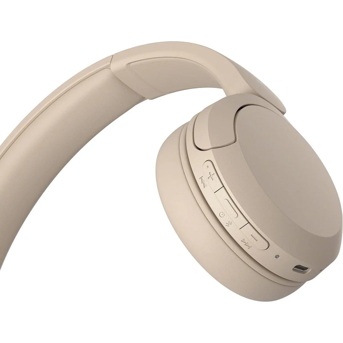 سماعات رأس لاسلكية Sony WH-CH520 بتقنية Bluetooth 5.2، بيج، حتى 40 ساعة - Image 2