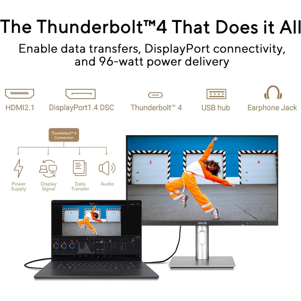 شاشة احترافية Asus ProArt PA32QCV مقاس 32 إنش بدقة 6K ولوحة IPS - Image 6