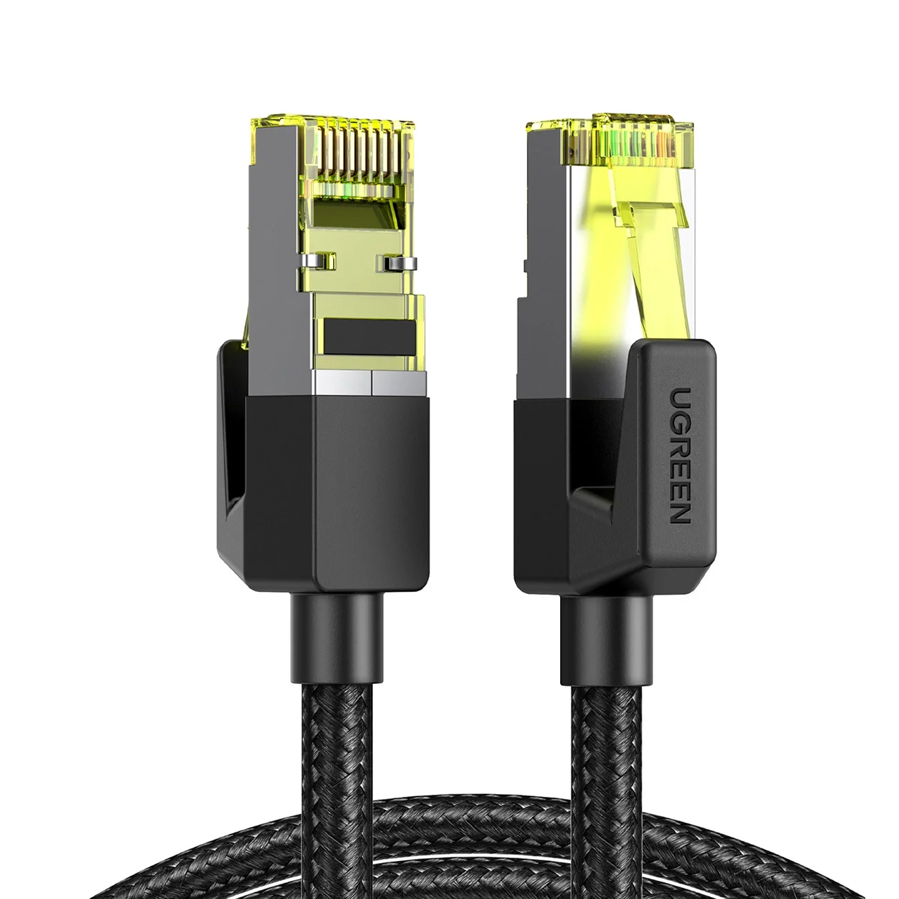 كابل إيثرنت Ugreen 80421 Cat 7 مع مقابس معيارية مضفرة 1 متر