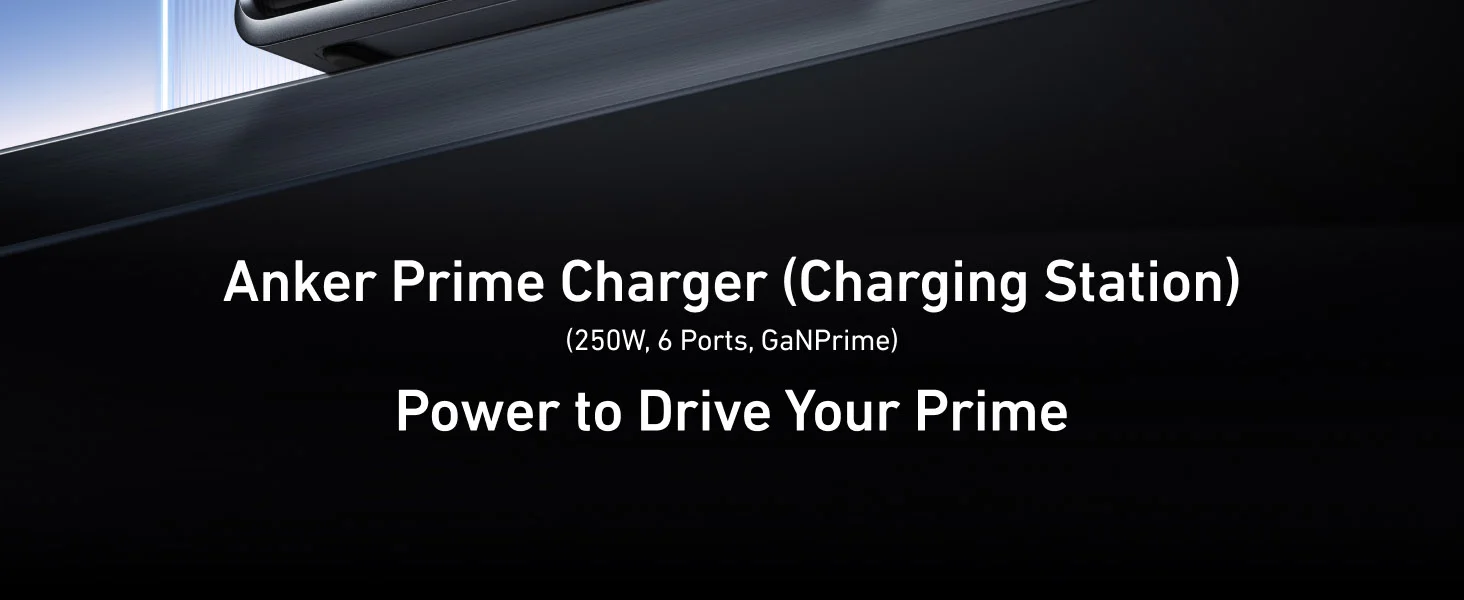 Anker Prime A2345341 250W 6-Port GaNPrime Smart Desktop Charger - Image 9