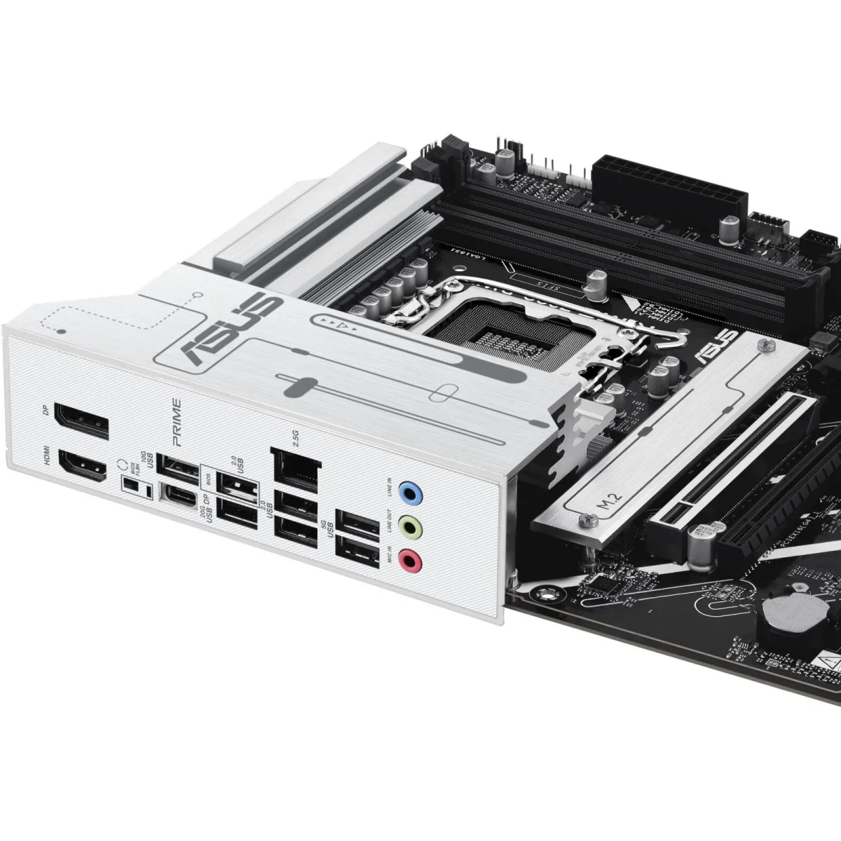لوحة أم Asus PRIME Z890-P بحجم ATX وDDR5 ومقبس LGA 1851 وPCIe 5.0 و4x M.2 - Thumbnail 3