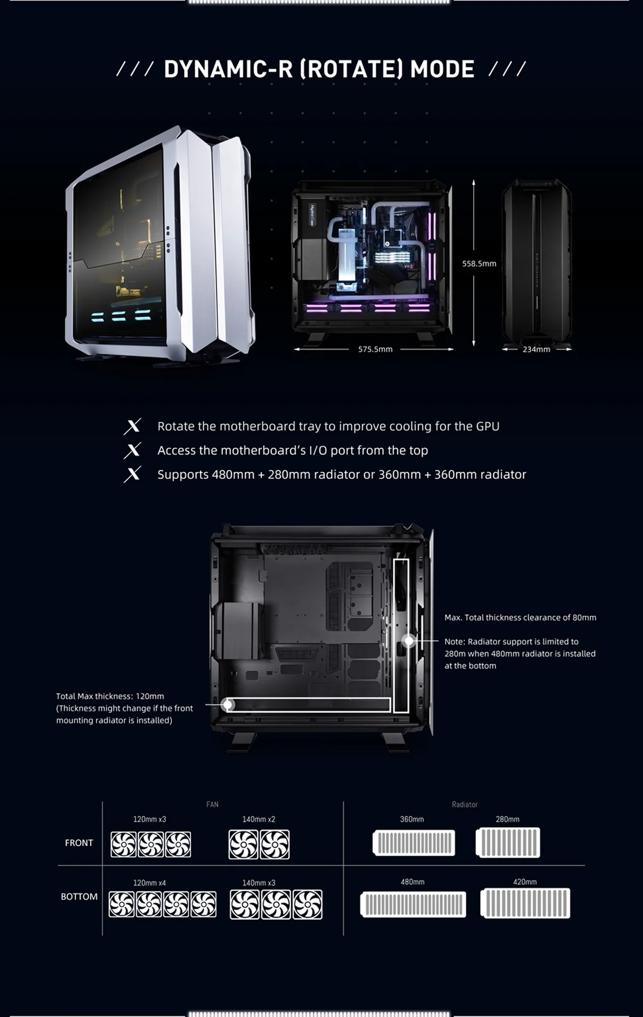 LIAN LI Odyssey X TR-01A Full Tower Gaming Computer Case Tempered Glass Silver - Image 8