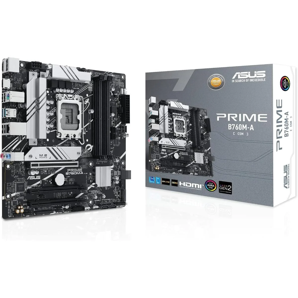 Asus PRIME B760M-A-CSM B760 mATX DDR5 LGA 1700 Motherboard