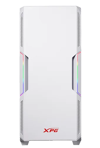 هيكل كمبيوتر ألعاب XPG STARKER أبيض يدعم ATX مع إضاءة ARGB - Image 4