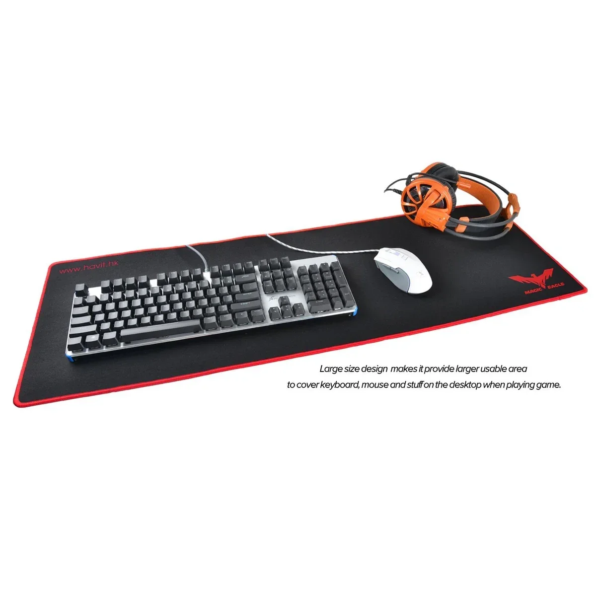 HAVIT HV-MP830 Magic Eagle Large Gaming Mouse Pad 900 x 300 x 3mm - Thumbnail 4