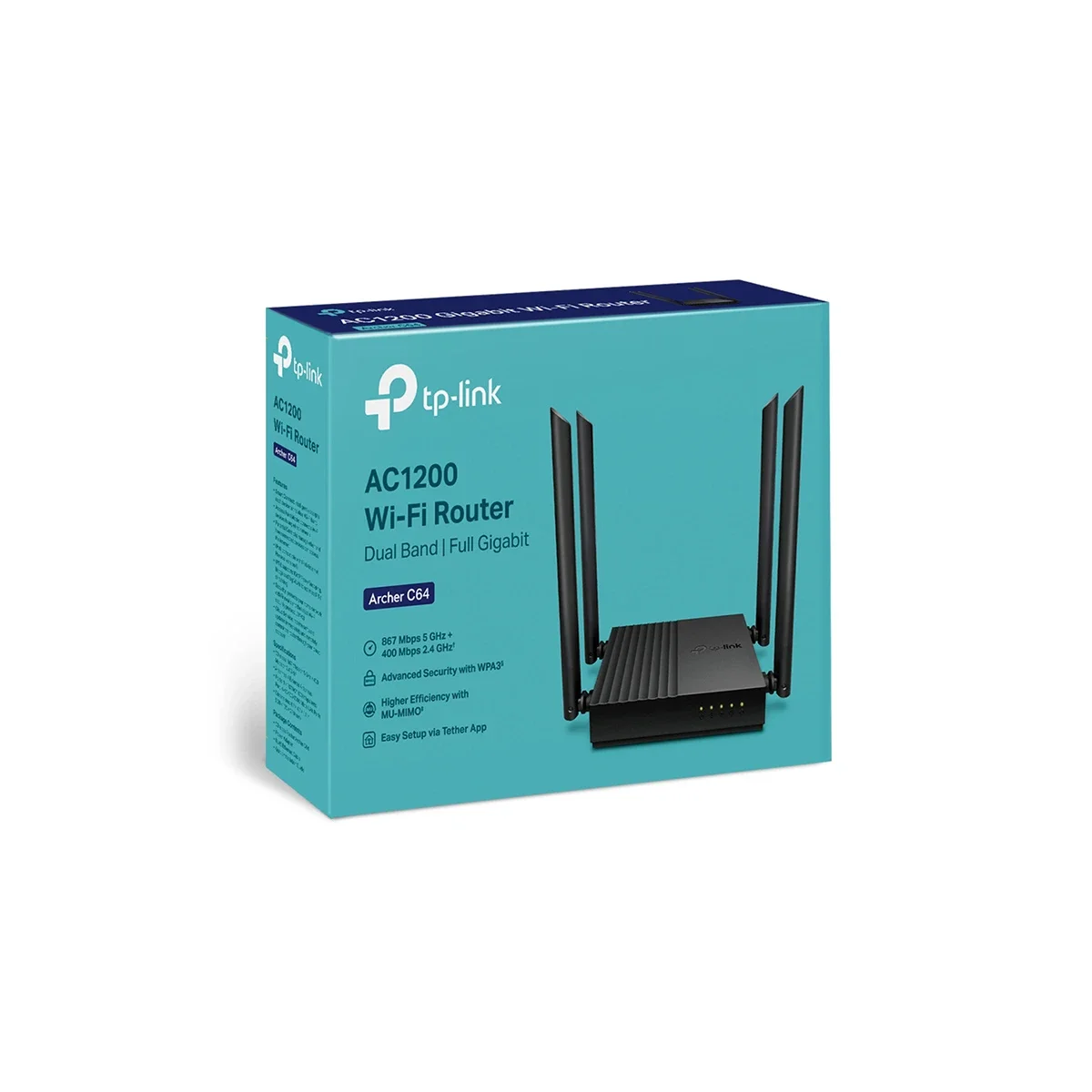 TP-LINK Archer C64 AC1200 Dual-Band Wi-Fi Router
