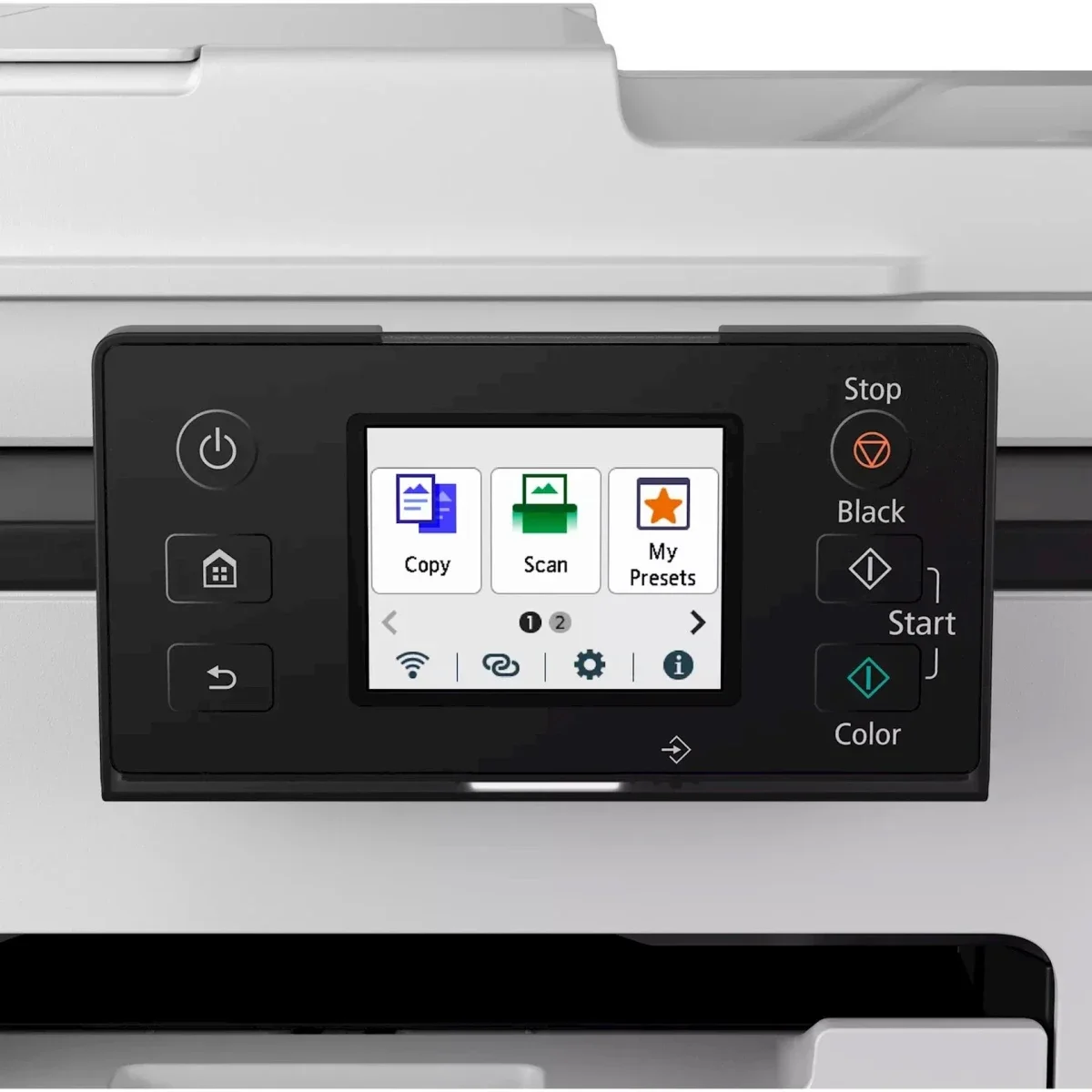 طابعة Canon MAXIFY GX2040 متعددة الوظائف بخزان حبر واتصال لاسلكي وشبكي مع وحدة تغذية مستندات تلقائية - White - Thumbnail 4