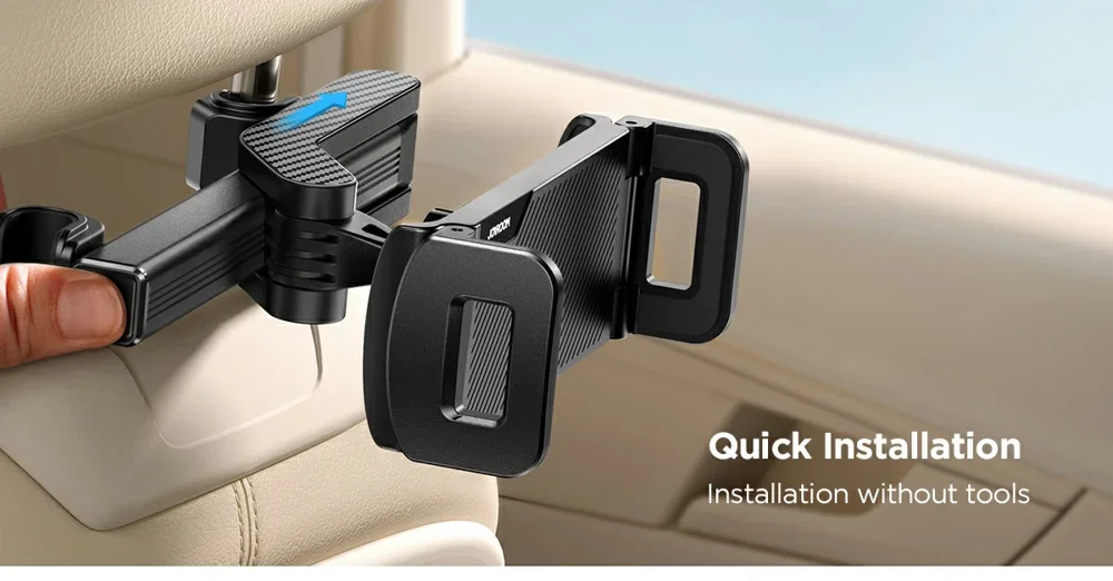 JOYROOM JR-ZS369 Car Headrest Mount for Phones and Tablets with 360° Rotation - Image 17