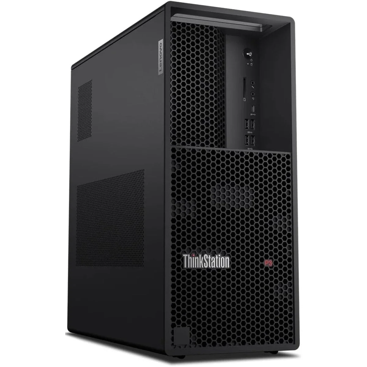 محطة عمل Lenovo ThinkStation P3 Tower Gen 2 بمعالج Intel Core Ultra 7 265K وذاكرة 16GB وتخزين 512GB SSD أسود - Image 2