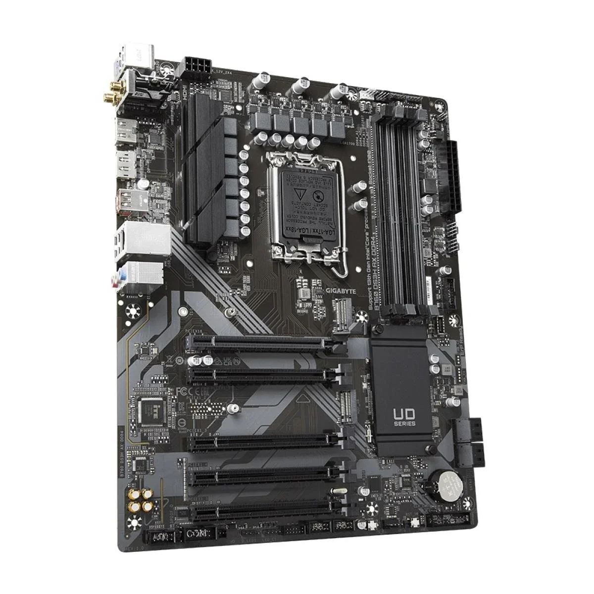 GIGABYTE ATX Gaming Motherboard, LGA 1700, DDR4, Wi-Fi 6E, B760 DS3H AX - Thumbnail 2