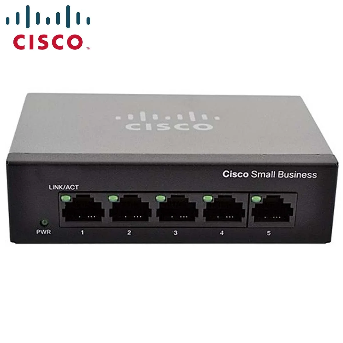 سويتش مكتبي Cisco SF100D-05 بخمسة منافذ 10/100 Mbps