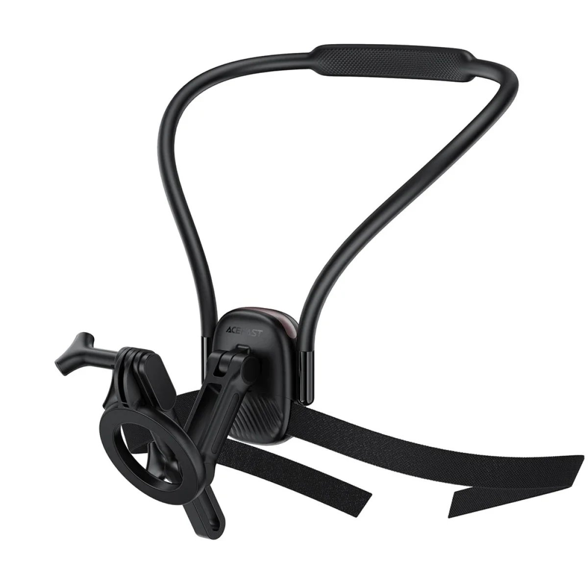 ACEFAST E32 Magnetic Neck Mount Phone Holder Adjustable Hands-Free Chest Stand - Black - Image 4