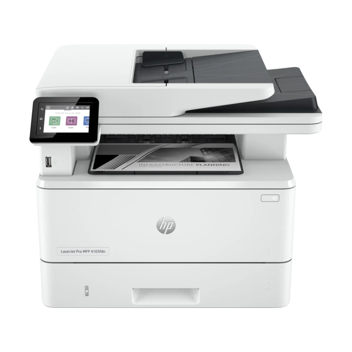 طابعة HP LaserJet Pro MFP 4103fdn ليزر متعددة الوظائف أحادية اللون
