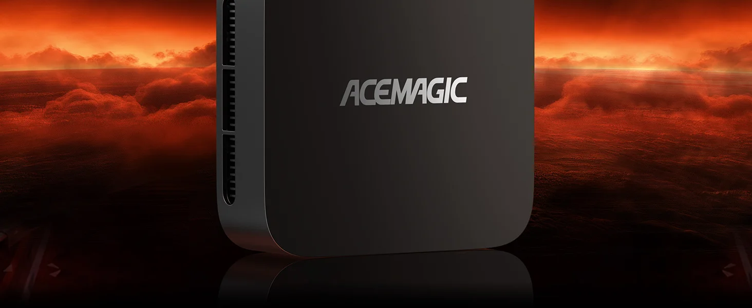 كمبيوتر صغير ACEMAGIC W1 بنظام Barebone مع AMD Ryzen 5 7430U ورسوميات Vega 7 لون فضي - Thumbnail 8