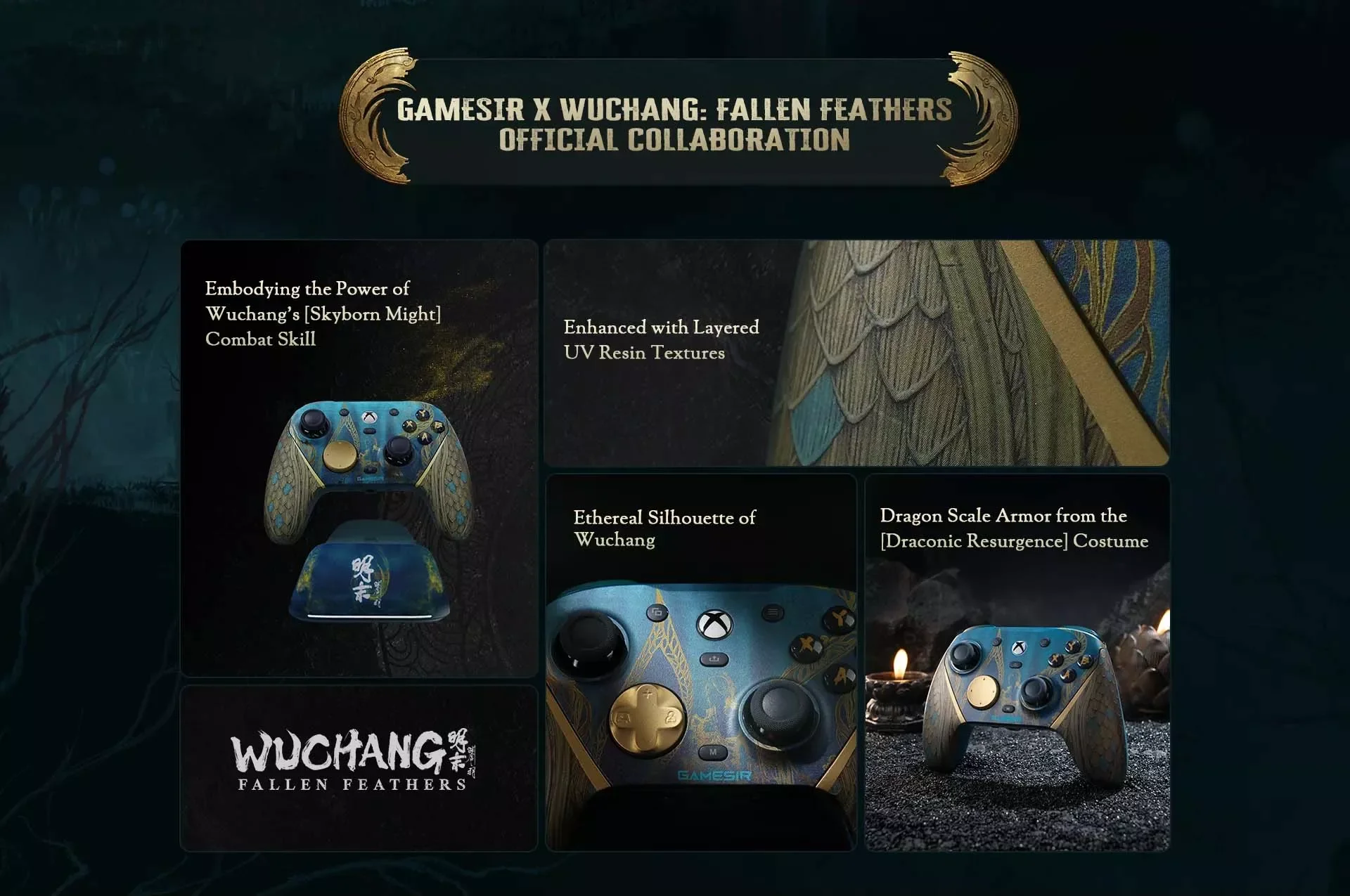 يد تحكم GameSir G7 Pro WUCHANG: Fallen Feathers Edition لاسلكية لأجهزة Xbox والكمبيوتر وAndroid - Image 15