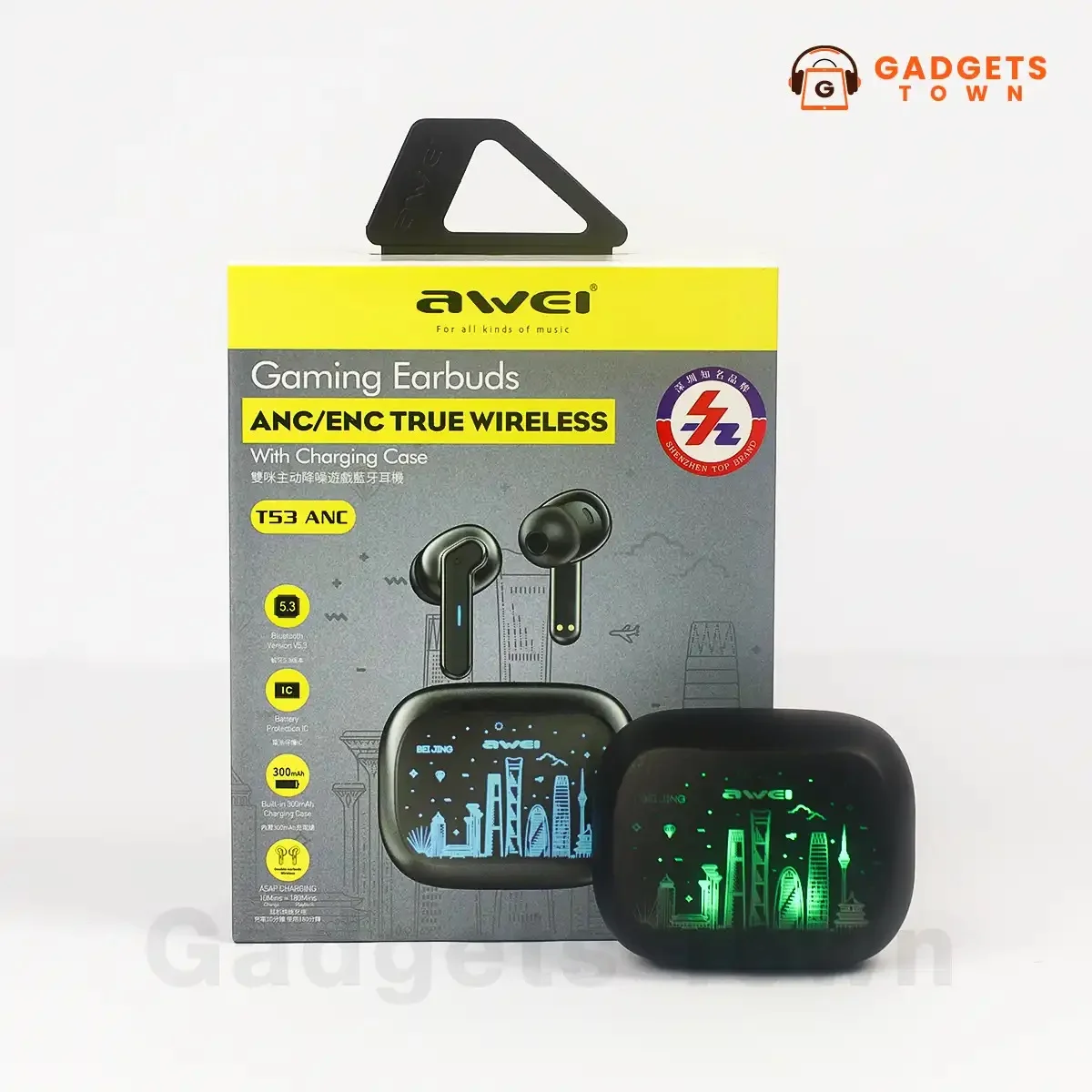 سماعات أذن Awei T53 TWS لاسلكية بتقنية Bluetooth للألعاب - Image 2