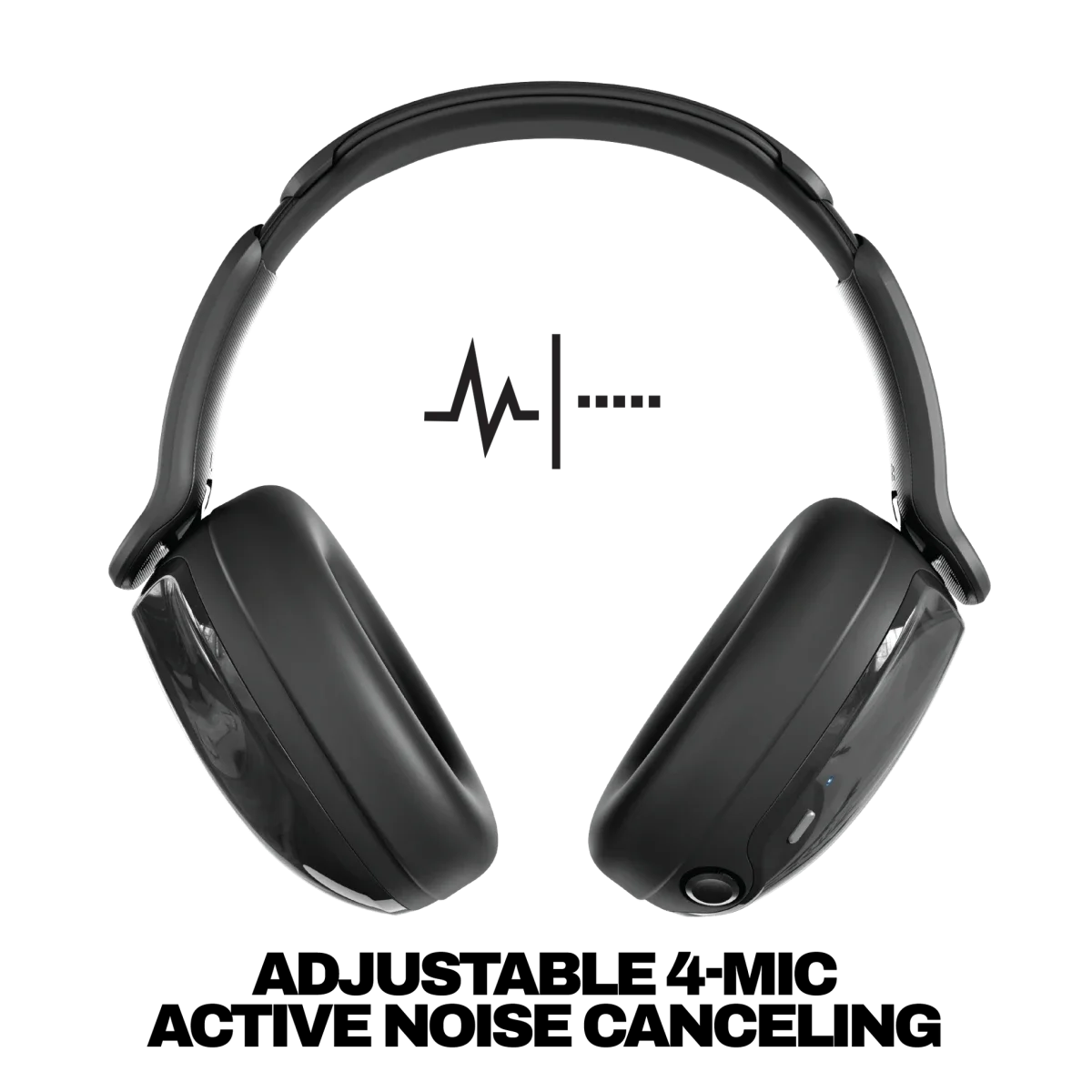سماعات رأس Skullcandy Hesh 540 ANC لاسلكية فوق الأذن - أسود - Thumbnail 3