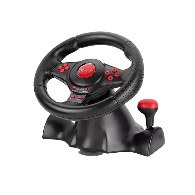 مقود ألعاب سباق XTRIKE ME GP-903 سلكي مع دواسات ودوران 180 درجة
