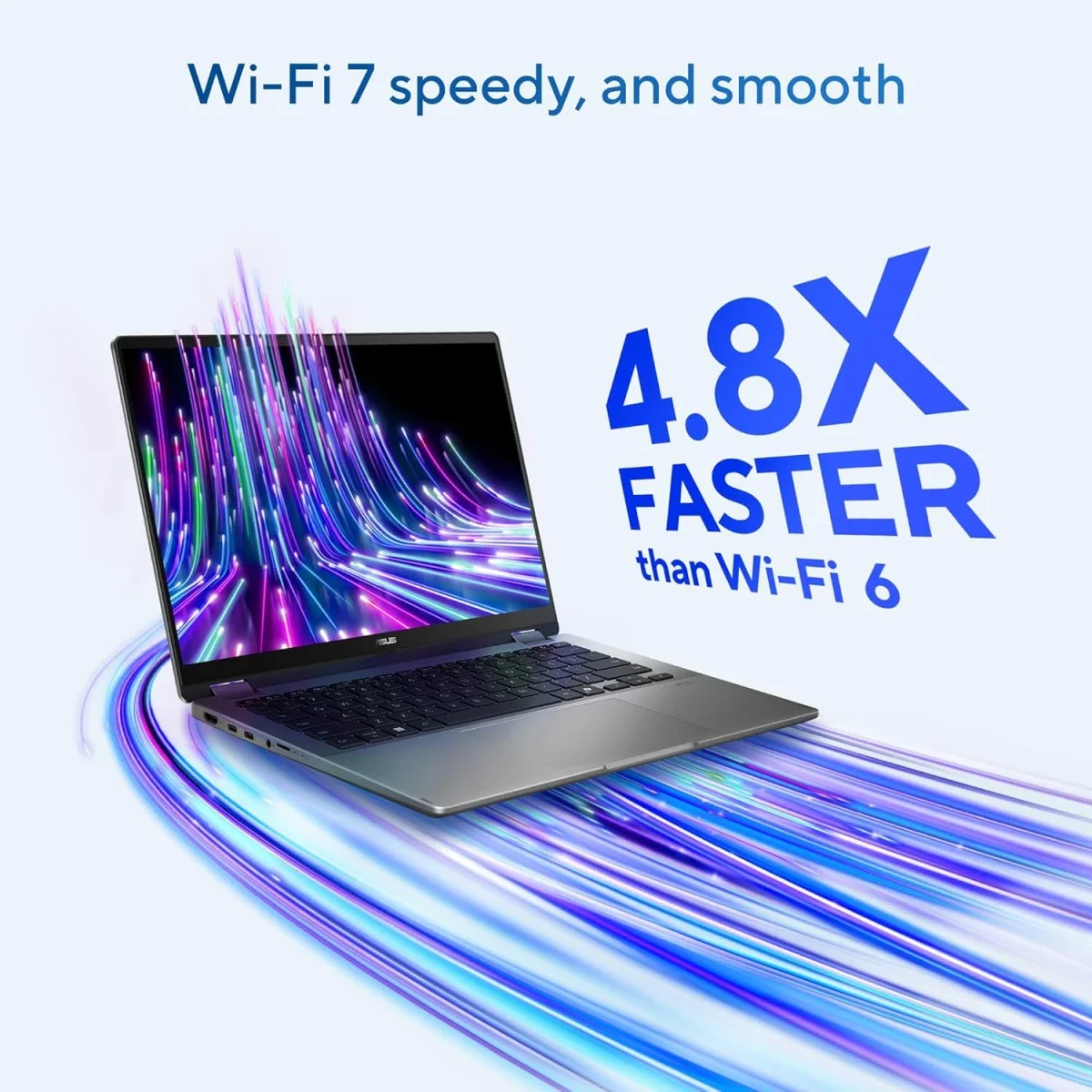 لابتوب Asus Vivobook 14 Flip (2025) TP3407 Copilot+ PC بمعالج Intel Core Ultra 7 256V، شاشة OLED لمس 14.0 إنش، 16GB RAM، 512GB SSD - Image 7