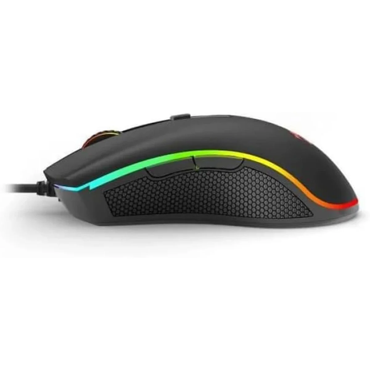 ماوس ألعاب سلكي Redragon M611-RGB بإضاءة RGB ودقة 12800 DPI - أسود - Thumbnail 7