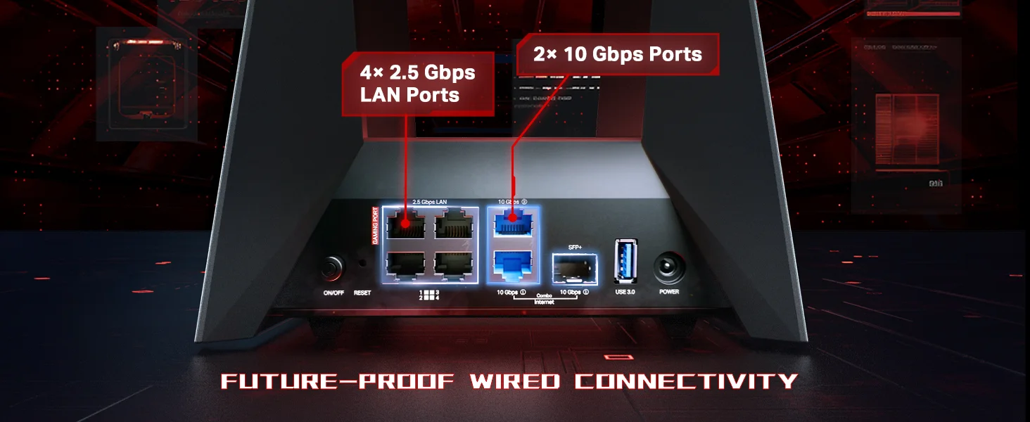 راوتر ألعاب TP-LINK Archer GE800 ثلاثي النطاق BE19000 Wi‑Fi 7 بسرعة 19 جيجابت - Image 11