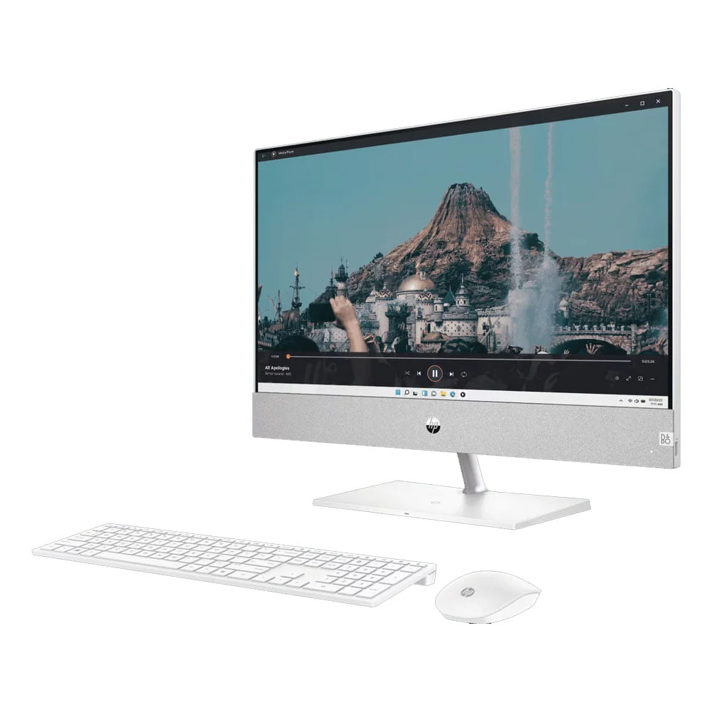 كمبيوتر الكل في واحد HP Pavilion 24-CA2000 بمعالج i7-13700T الجيل 13، رام 16GB DDR4، تخزين 512GB NVMe M.2 SSD، رسومات Intel UHD Graphics 770، شاشة لمس 23.8 إنش FHD، Windows 11 – 6L7A8AV-CTO3 - Image 3