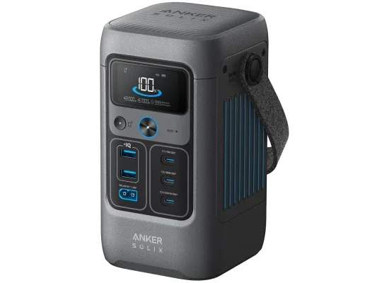 محطة طاقة متنقلة Anker SOLIX C200 DC بسعة 60.000mAh و192Wh وبطارية LiFePO4 وقدرة 200W - Image 9
