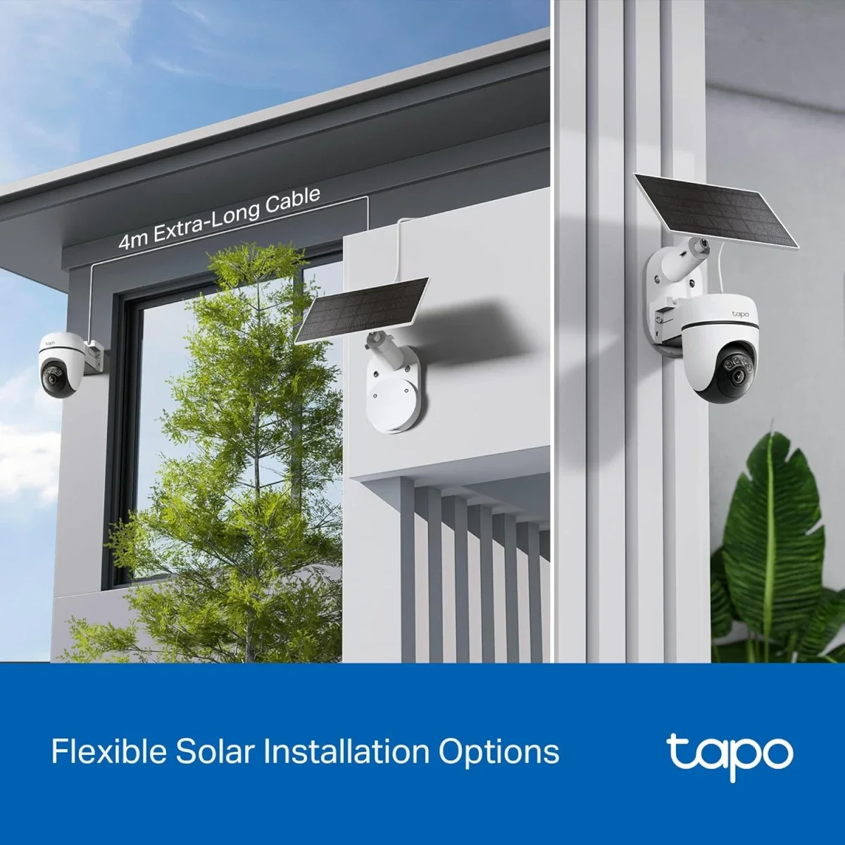 كاميرا مراقبة خارجية لاسلكية Wi‑Fi TP-LINK Tapo C610 Kit بدقة 2K 3MP مع لوح شمسي - Image 3