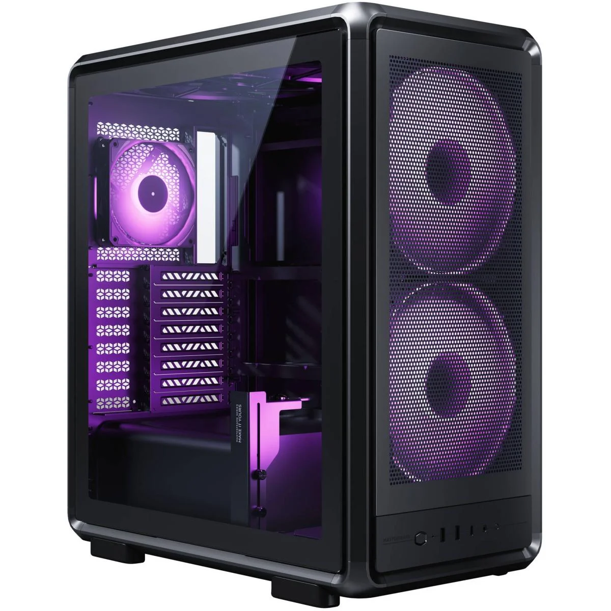 هيكل ألعاب Cooler Master MasterFrame 500 Mesh أسود ATX ARGB ميد تاور